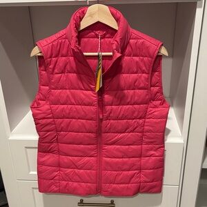 Women's Benetton Pink Quilted Vest